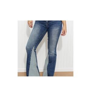 Judy Blue Jeans Women's Flare Fit Georgia Panel Bell Bottom Mid Rise 15/32